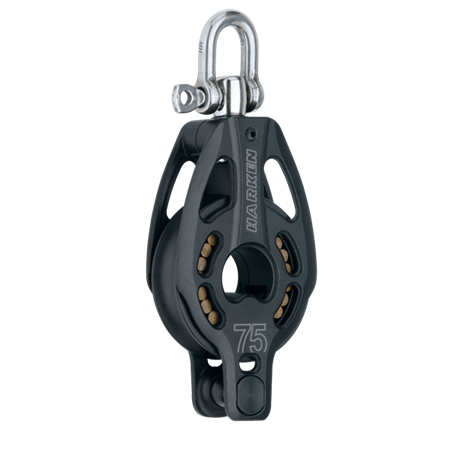 Блок Harken 75 mm Black magic w/Becket