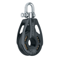 Блок Harken 75 mm Swivel Black Magic