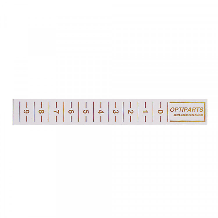 Optiparts TRIM STRIPS 16 CM - GOLD - 20 PIECES