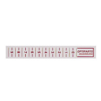 Optiparts TRIM STRIPS 16 CM - RED - 20 PIECES