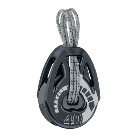 Блок Harken Carbo 40 mm T2 Soft-Attach Ratchamatic