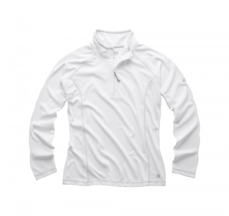 Женская футболка Gill Women's UV Tec Zip Neck Long Sleeve Top