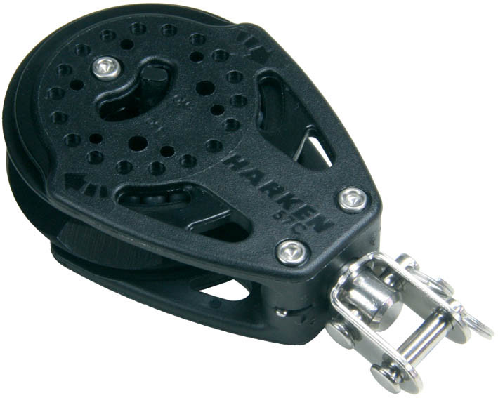 Optiparts RATCHET BLOCK, HARKEN 57 MM,  2 WAY LINK