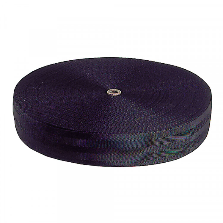 Optiparts WEBBING 50MM, BLACK (MIN ORDER 50M) (1464)