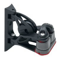 Блок Harken 57 mm Carbo Pivoting Lead Cam 150 w/Becket