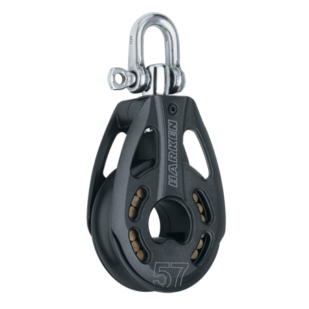Блок Harken 57 mm Black magic Single Swivel