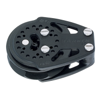 Блок Harken Carbo 75 mm Ratchet Cheek